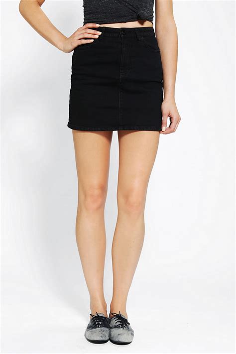 urban outfitters black skort|urban outfitters denim skirts.